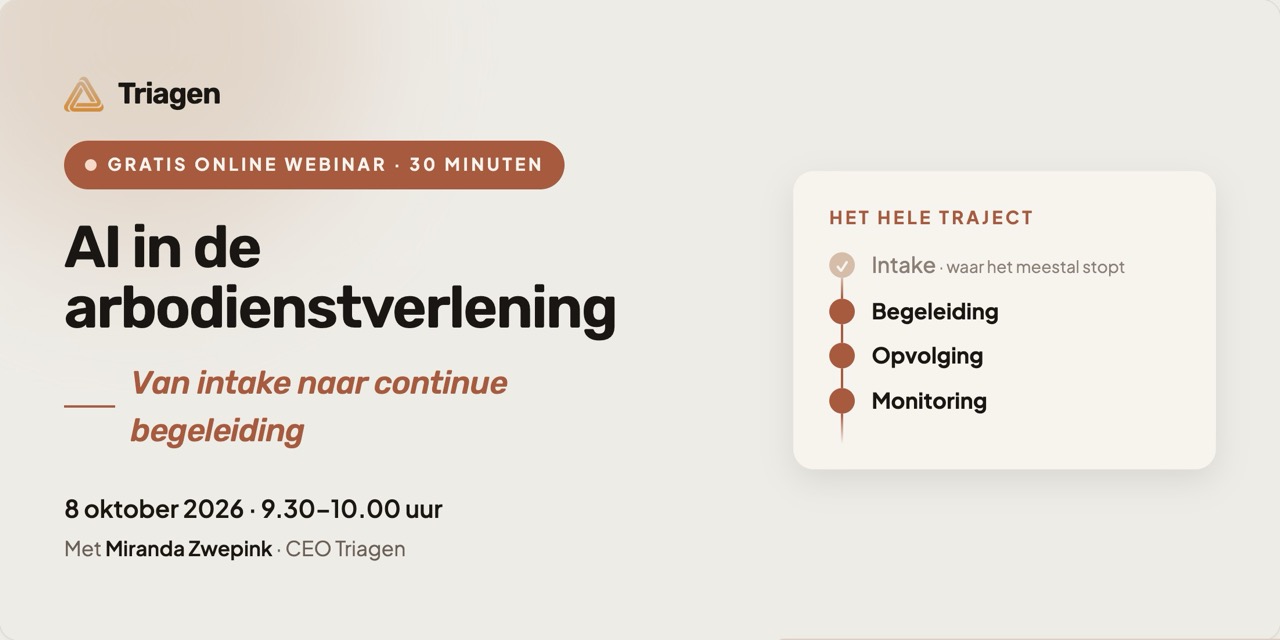Van intake naar continue begeleiding